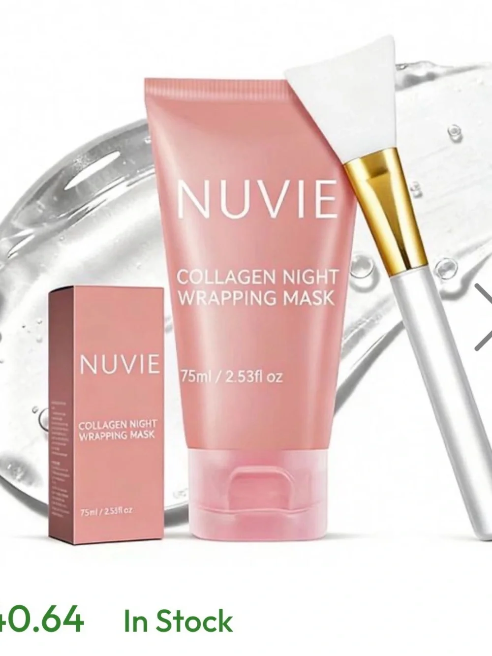 Nuvie Collagen Night Wrapping Mask